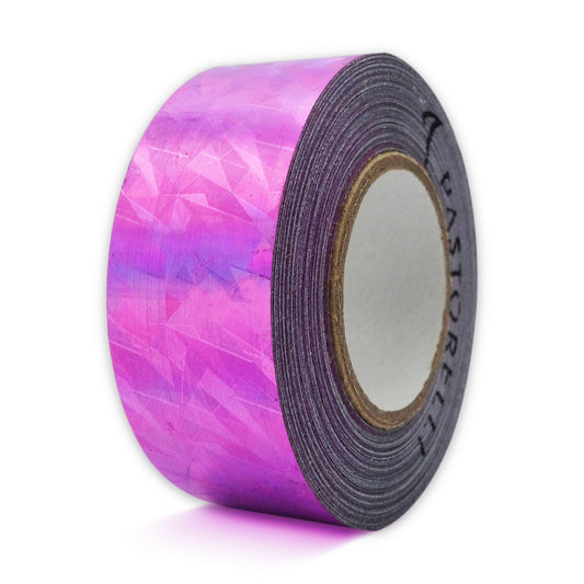 Rhythmic gymnastics apparatus tape suitable for hoop and clubs.