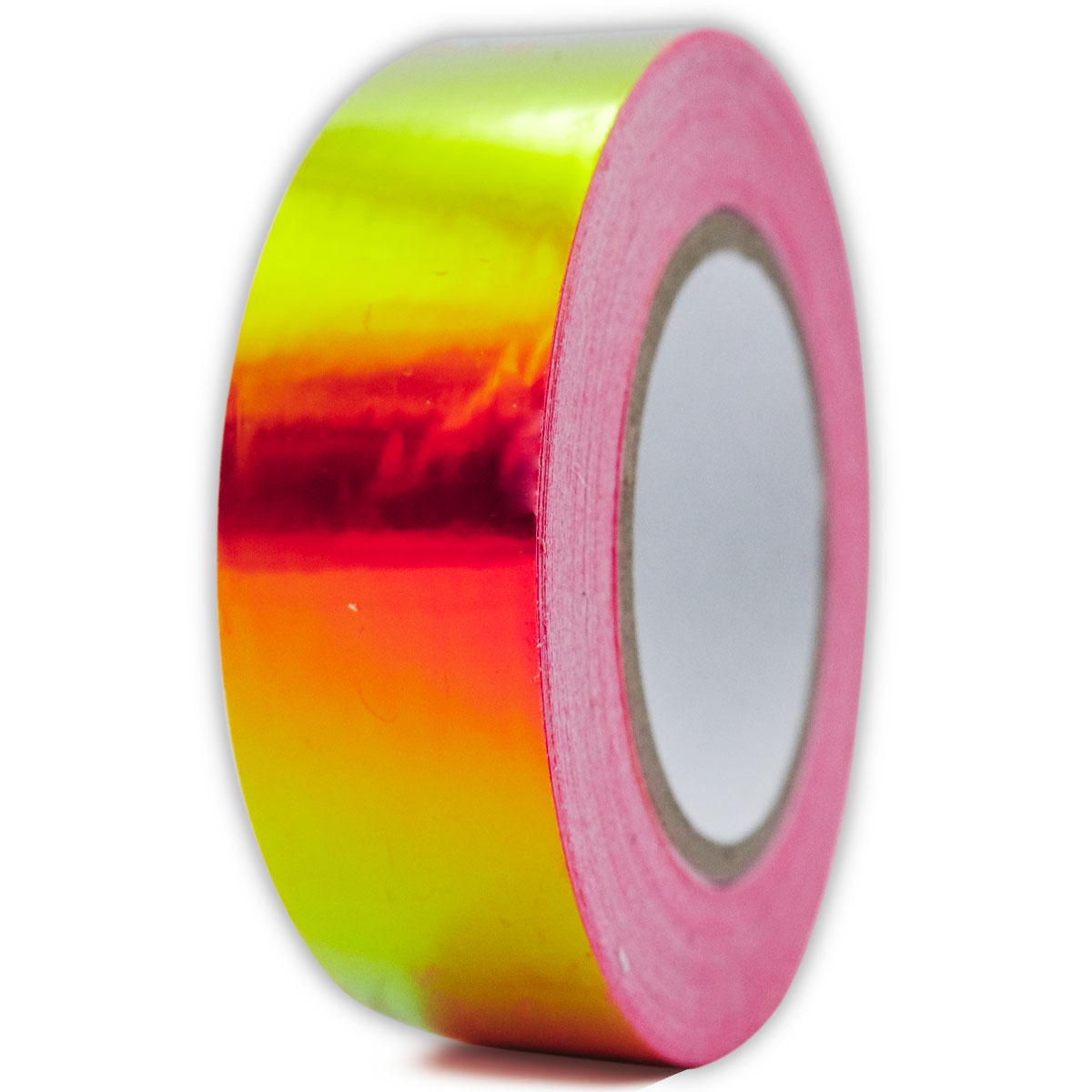 Rhythmic gymnastics apparatus tape suitable for hoop and clubs.