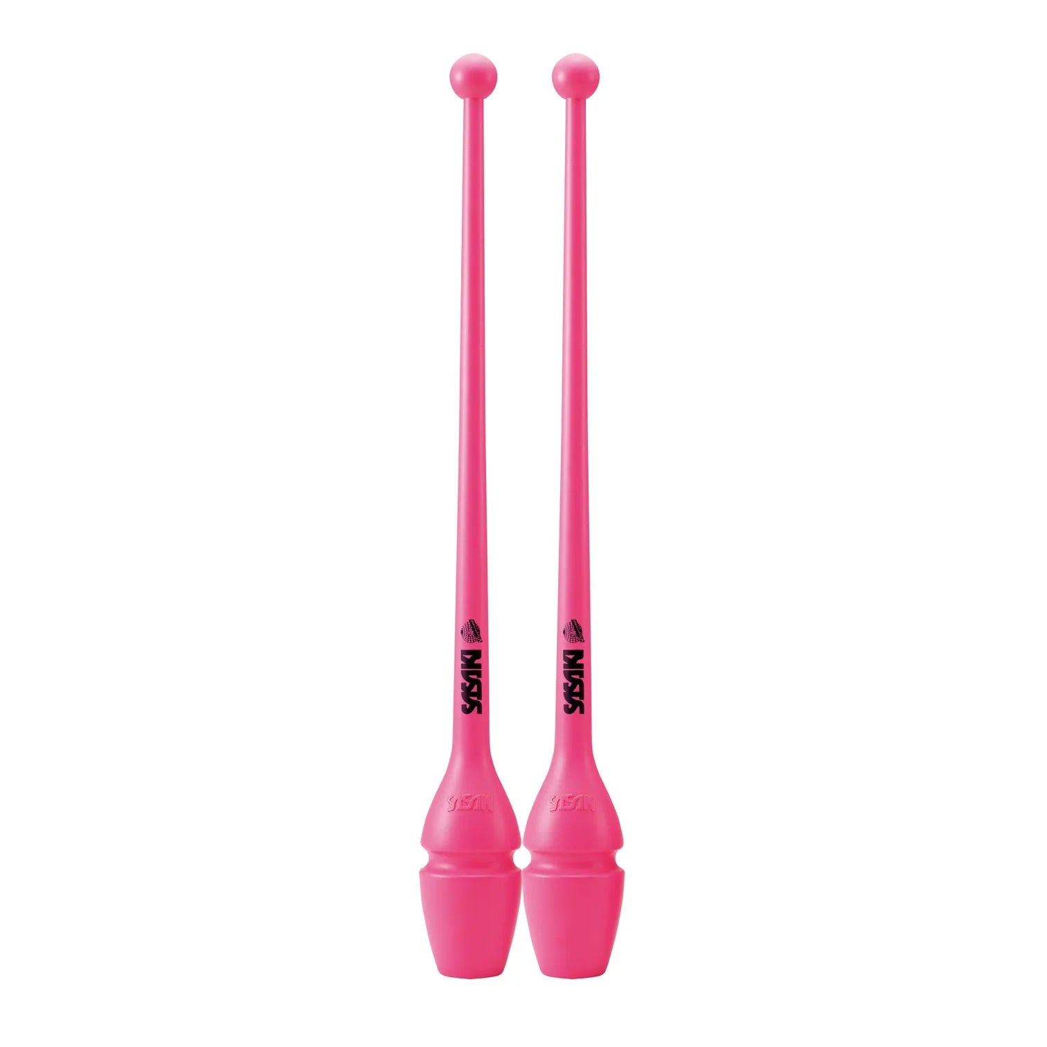 SASAKI Short Rubber Clubs M-34JKH-F (40.5cm) rhythmic gymnastics clubs for routines and competition
