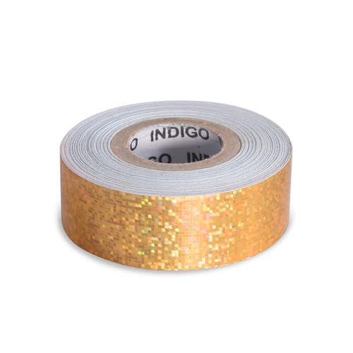 Rhythmic gymnastics apparatus tape suitable for hoop and clubs.