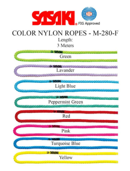 SASAKI Color Nylon Rope | SAS-M-280-F