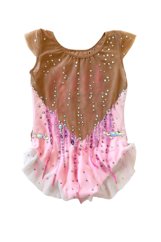 Brand New Hand-Embellished Rhythmic Gymnastics Leotard | Made in Russia - Height 100-110cm
