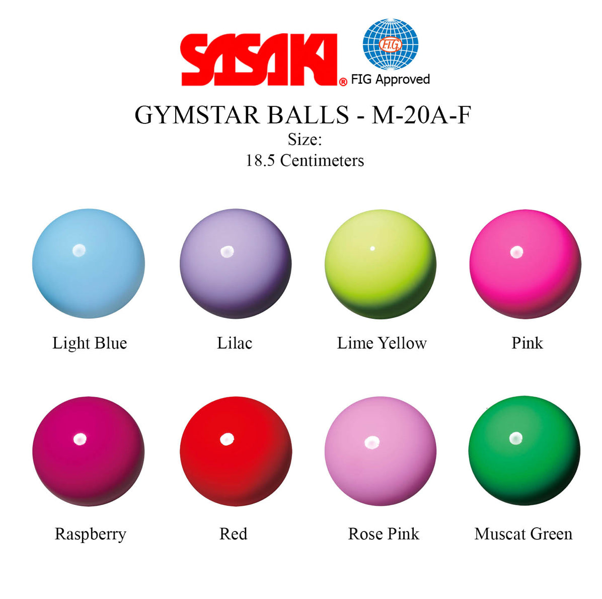 SASAKI Gymstar Ball 18.5cm | SAS-M-20A-F
