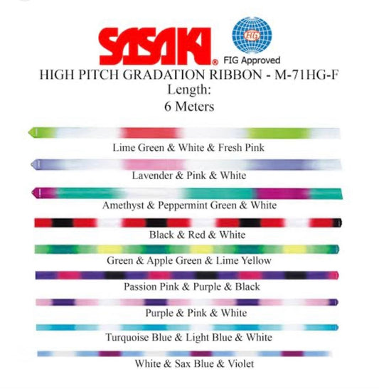 SASAKI High Pitch Gradation Ribbon 6m | SAS-M-71HG-F