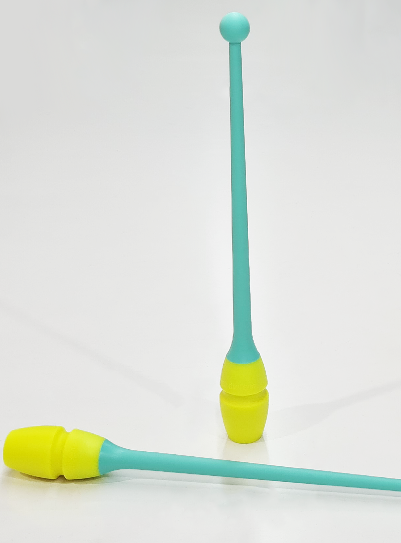 DVILLENA Bicolor Rhythmic Gymnastics Clubs 36cm