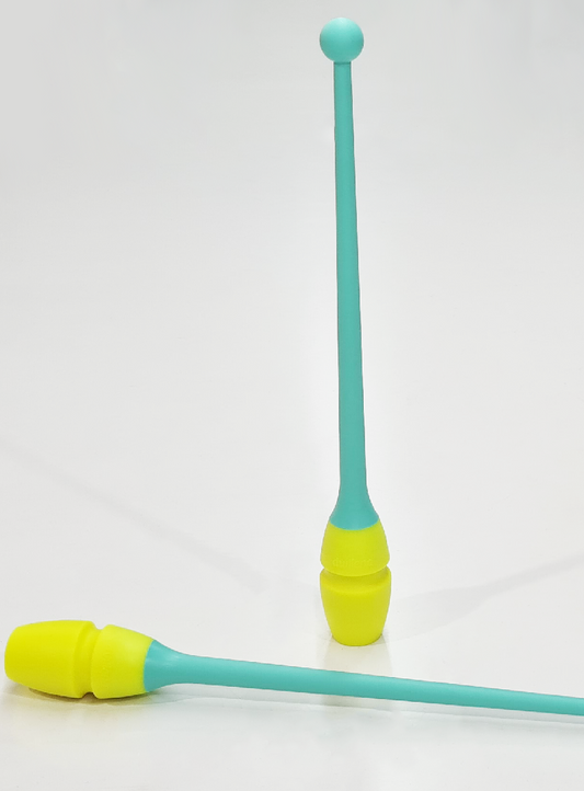 DVILLENA Bicolor Rhythmic Gymnastics Clubs 36cm