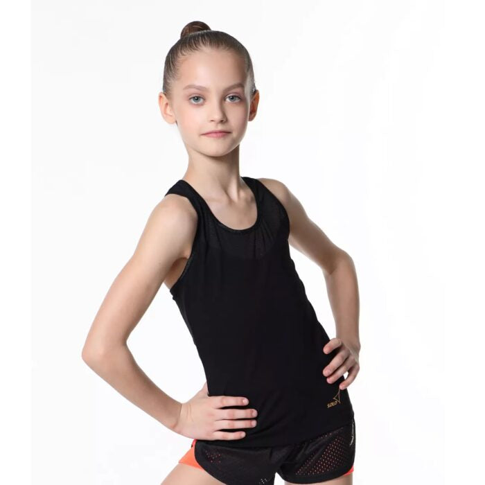 Long Tank TOP Solo RG407 (Black)