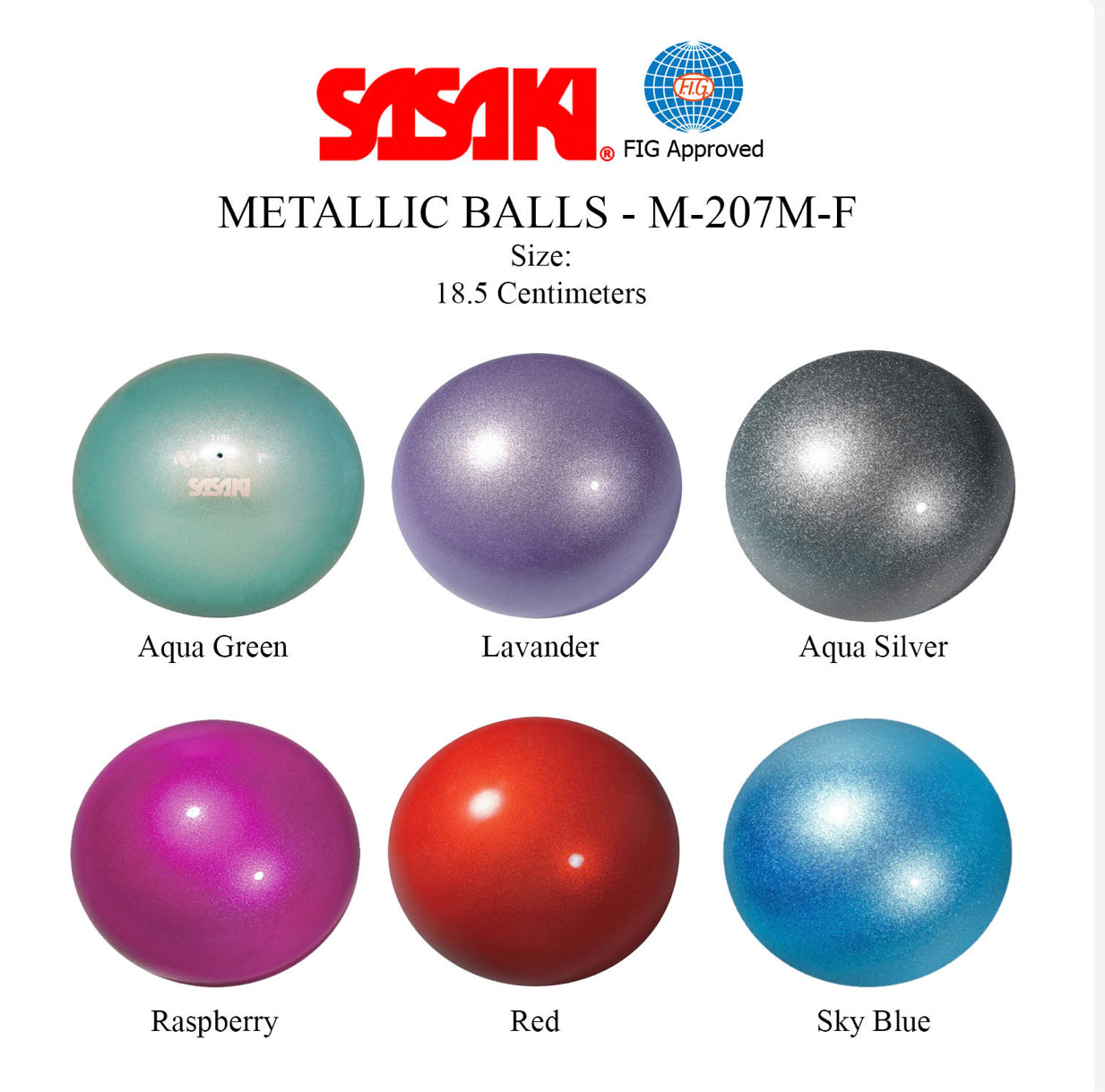 SASAKI Metallic Ball 18.5cm | SAS-M-207M-F