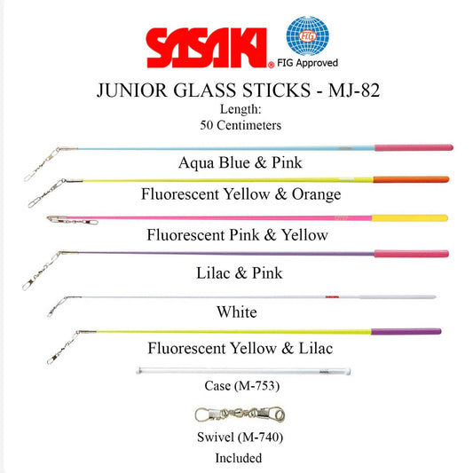 SASAKI Fibre Glass Ribbon Stick 50cm (Junior) | SAS-MJ-82