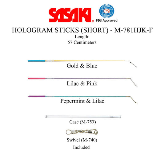 SASAKI Hologram Ribbon Stick 50cm (Medium) - Ltd Edition |  STRM-781HJK-F
