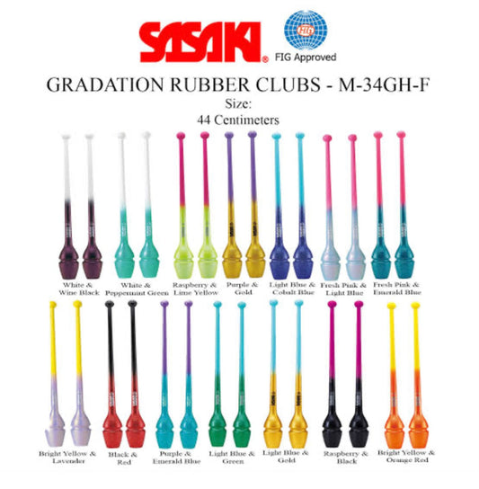 SASAKI Gradation Rubber Clubs 44cm | SAS-M-34GH-F