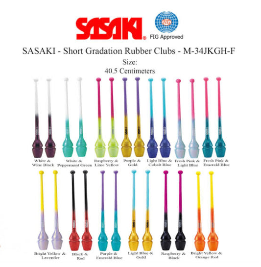 SASAKI Gradation Rubber Clubs 40.5cm (Medium) | SAS-M-34JKGH-F