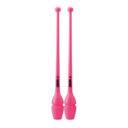 SASAKI Short Rubber Clubs M-34JKH-F (40.5cm) rhythmic gymnastics clubs for routines and competition