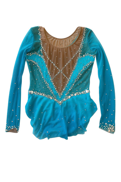 Brand New Hand-Embellished Rhythmic Gymnastics Leotard | Made in Russia - Height 110-120cm