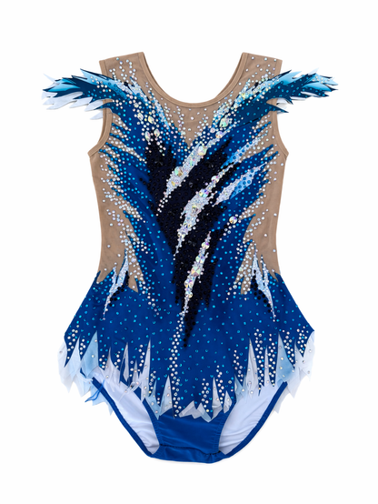 Pre-loved Rhythmic Gymnastics Leotard - Height 153-163cm