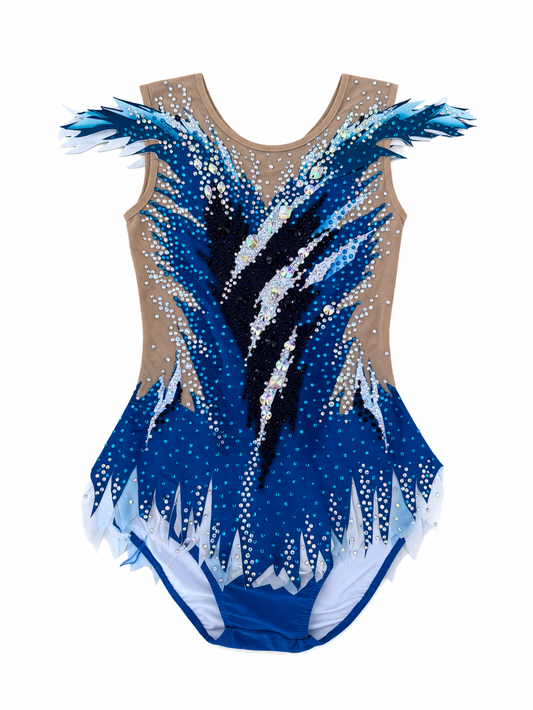 Pre-loved Rhythmic Gymnastics Leotard - Height 153-163cm