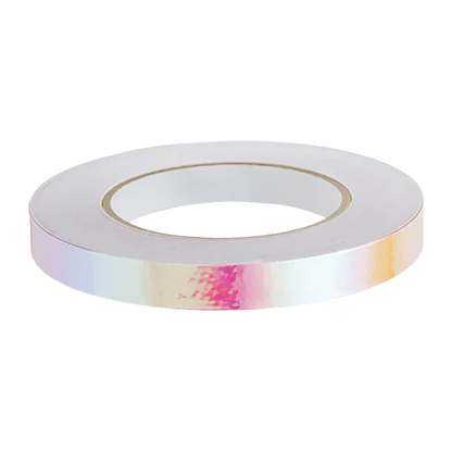 Rhythmic gymnastics apparatus tape suitable for hoop and clubs.