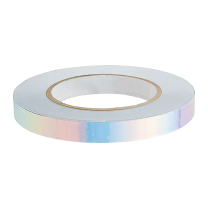 Rhythmic gymnastics apparatus tape suitable for hoop and clubs.