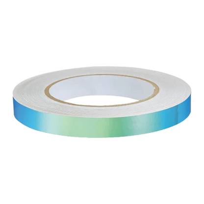 Rhythmic gymnastics apparatus tape suitable for hoop and clubs.
