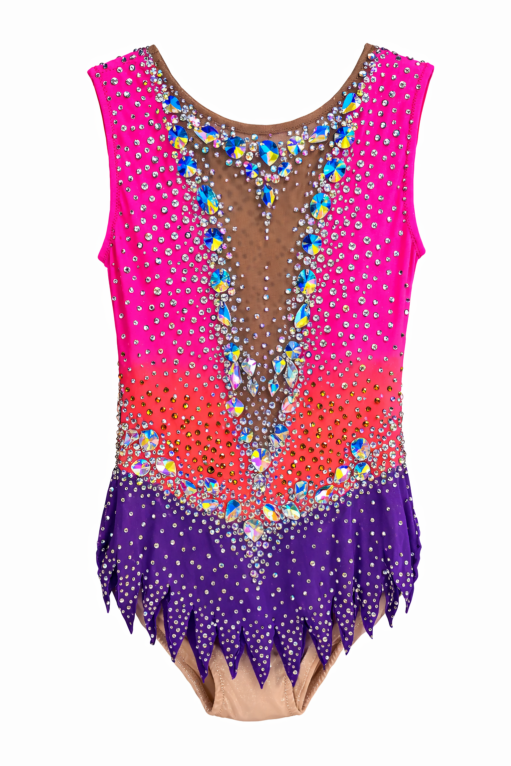 Pre-loved Rhythmic Gymnastics Leotard - Height 140-150cm