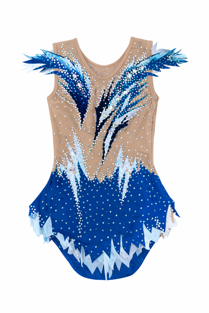 Pre-loved Rhythmic Gymnastics Leotard - Height 153-163cm