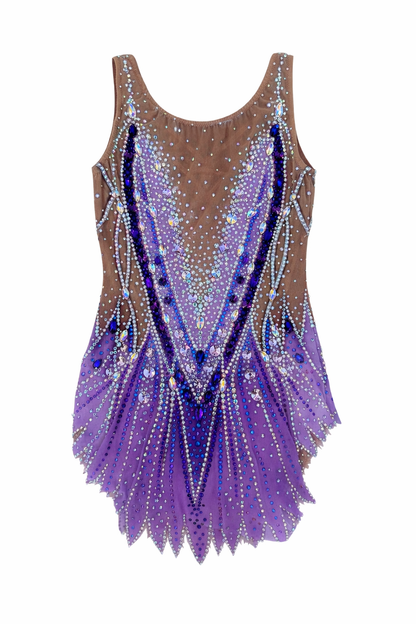 Pre-loved Rhythmic Gymnastics Leotard - Height 153-163cm