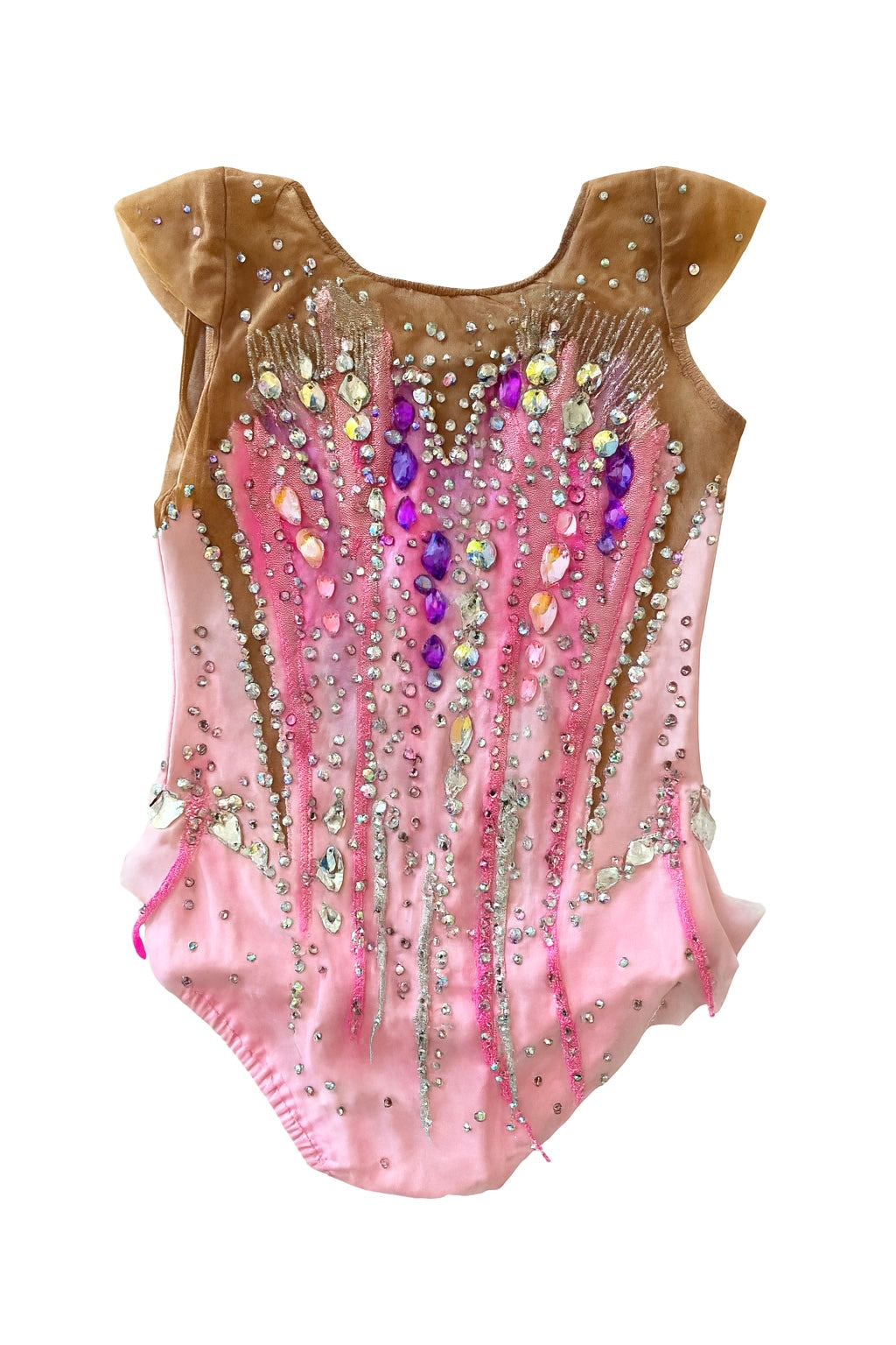 Brand New Hand-Embellished Rhythmic Gymnastics Leotard | Made in Russia - Height 100-110cm