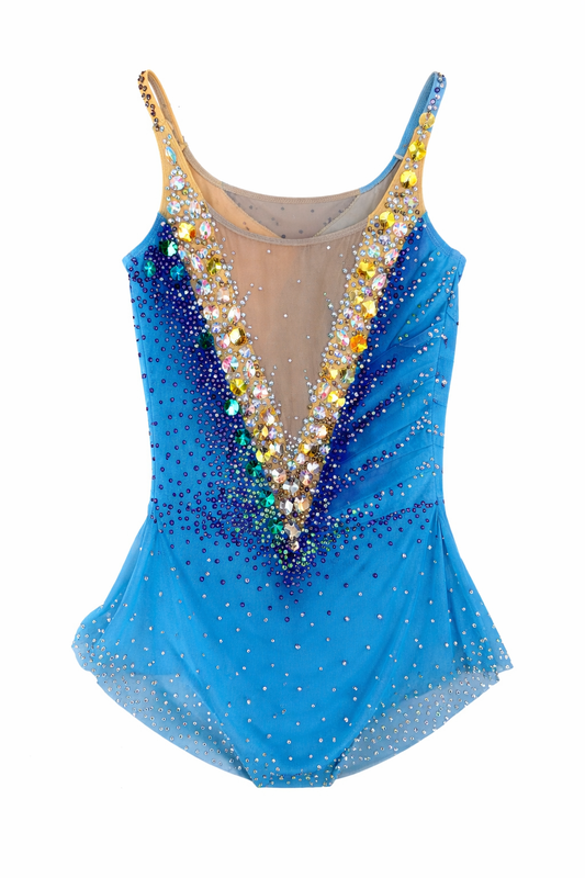 Pre-loved Rhythmic Gymnastics Leotard - Height 150-160cm