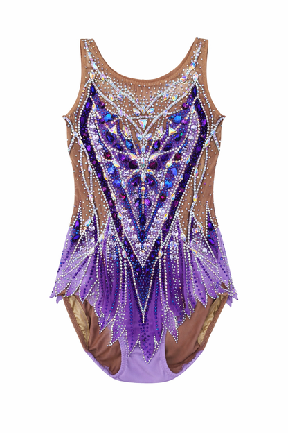 Pre-loved Rhythmic Gymnastics Leotard - Height 153-163cm