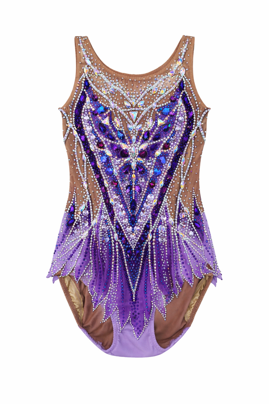 Pre-loved Rhythmic Gymnastics Leotard - Height 153-163cm