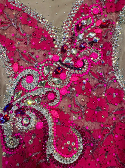 Pre-loved Rhythmic Gymnastics Leotard - Height 120-130cm