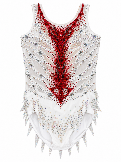 Pre-loved Rhythmic Gymnastics Leotard - Height 125-135cm