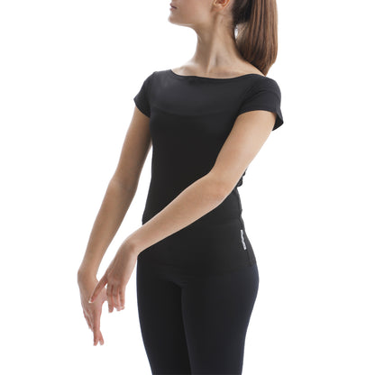 PASTORELLI T-Shirt Scollo a Barca Microfibra