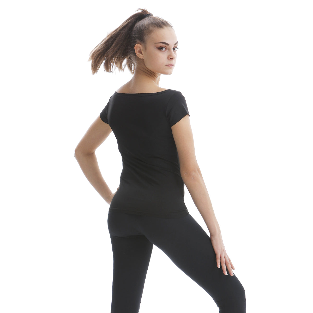 PASTORELLI T-Shirt Scollo a Barca Microfibra