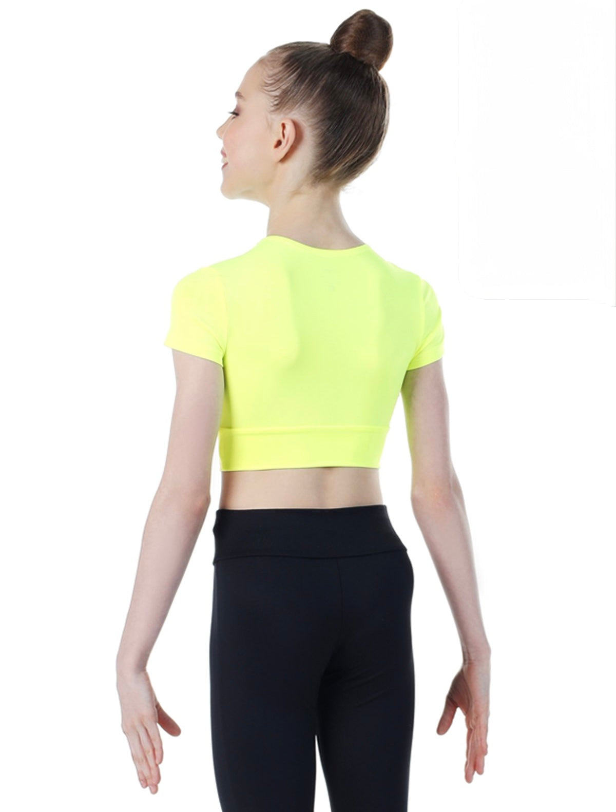 SOLO lime Crop T shirt RG602