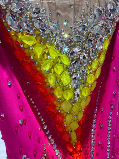 PAVESA - Premium Rhythmic Gymnastics Leotard - Height 120-130cm