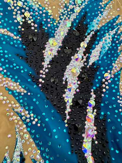 Pre-loved Rhythmic Gymnastics Leotard - Height 153-163cm