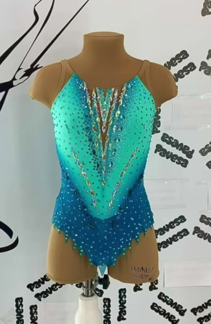 PAVESA - Premium Rhythmic Gymnastics Leotard - Height 120-130cm
