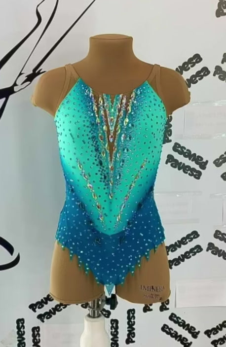 PAVESA - Premium Rhythmic Gymnastics Leotard - Height 120-130cm