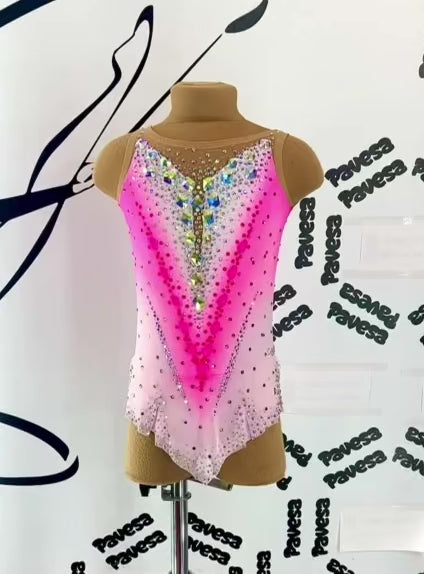 PAVESA - Premium Rhythmic Gymnastics Leotard - Height 110-120cm