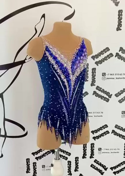 PAVESA - Premium Rhythmic Gymnastics Leotard - Height 150-160cm