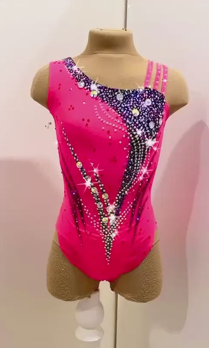 PAVESA - Premium Rhythmic Gymnastics Leotard 110-120cm
